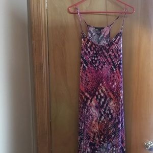Maxi purple pink dress size medium